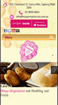 Mobile Screenshot of mayavegetarian.com.au